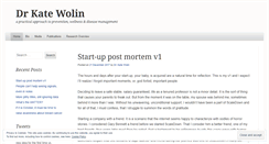 Desktop Screenshot of drkatewolin.com