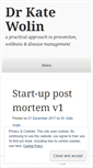 Mobile Screenshot of drkatewolin.com